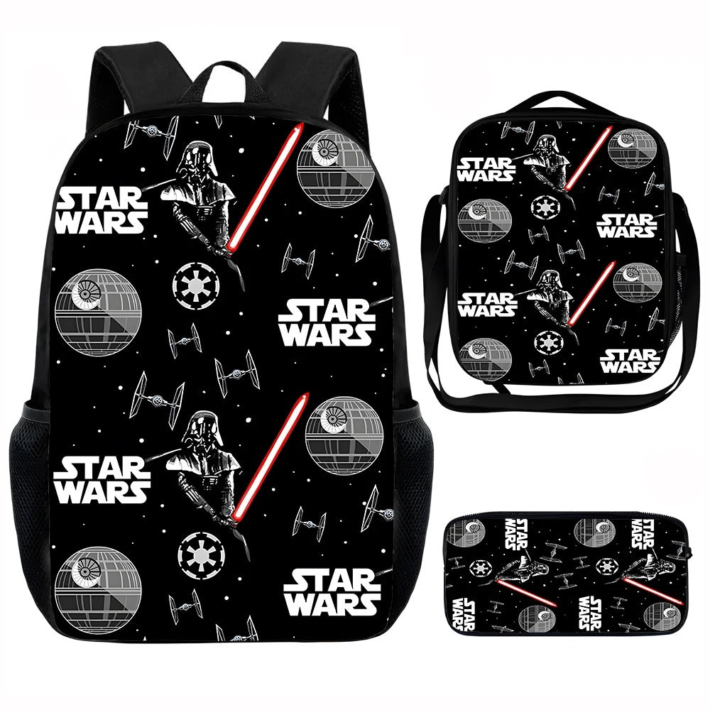 Ensemble sac à dos et boite à lunch dark vador