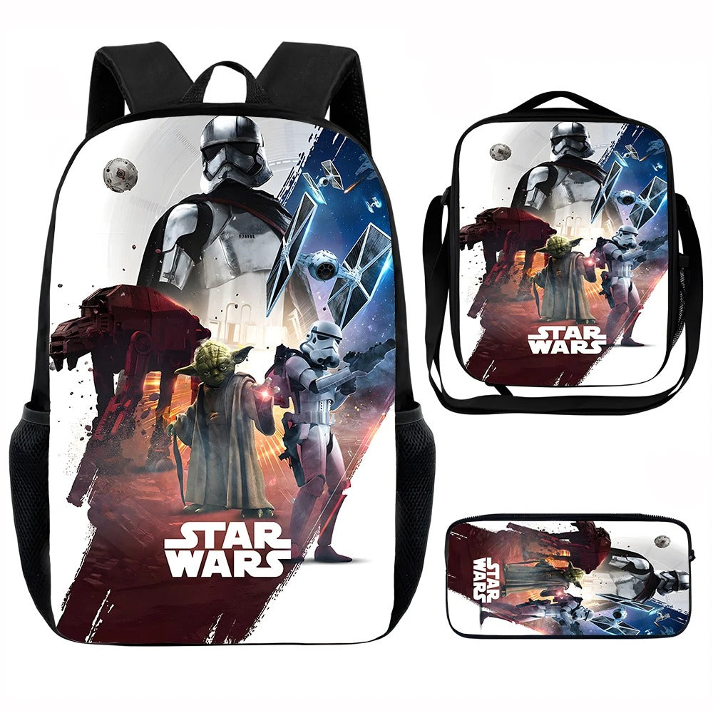 Ensemble sac à dos et boite à lunch enfant maitre yoda