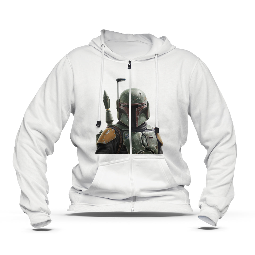 Hoodie zippé enfant Star Wars Boba Fett