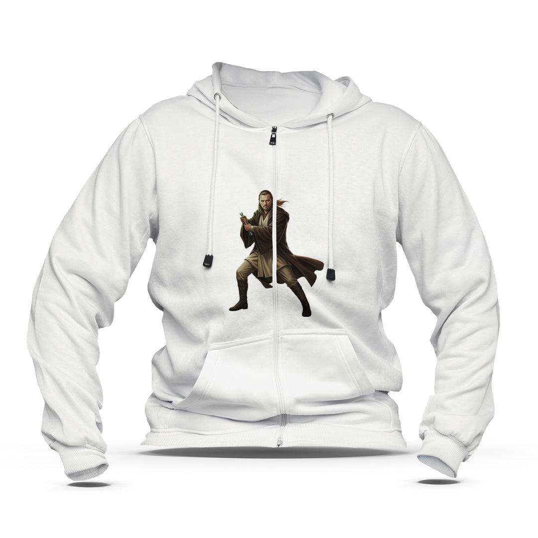 Hoodie zippé enfant Star Wars Qui-Gon Jinn