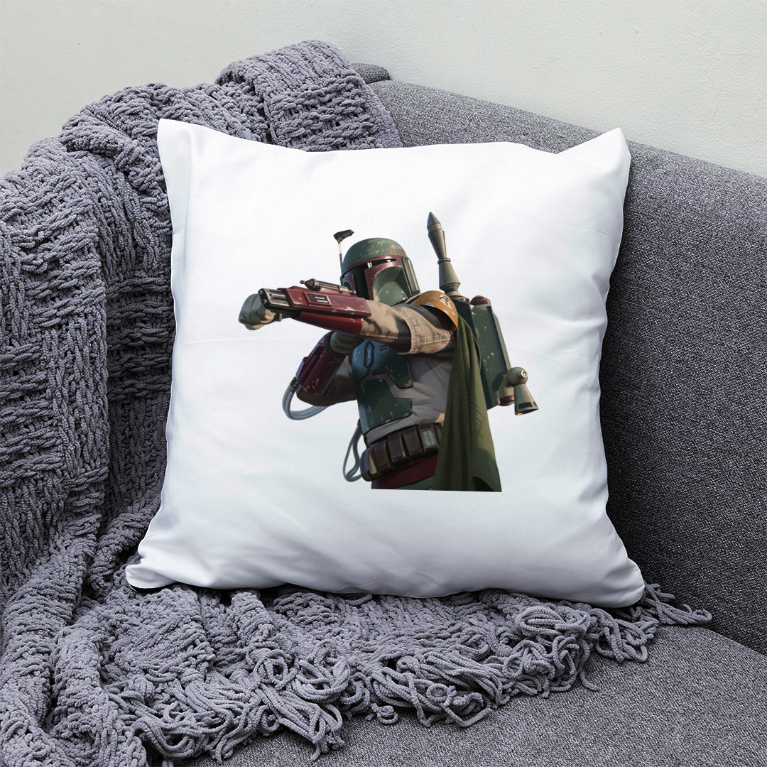 Housse de coussin Boba Fett