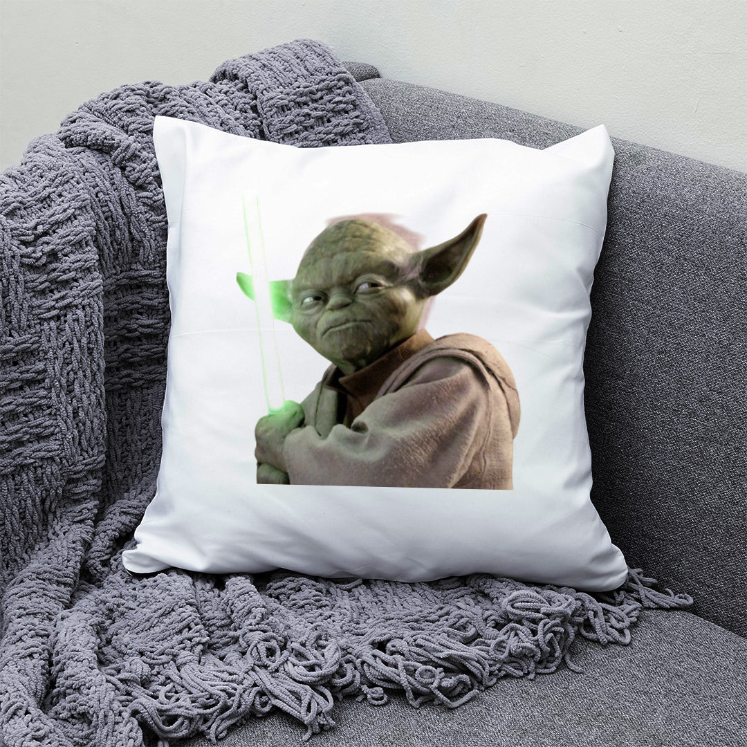 Housse de coussin Yoda