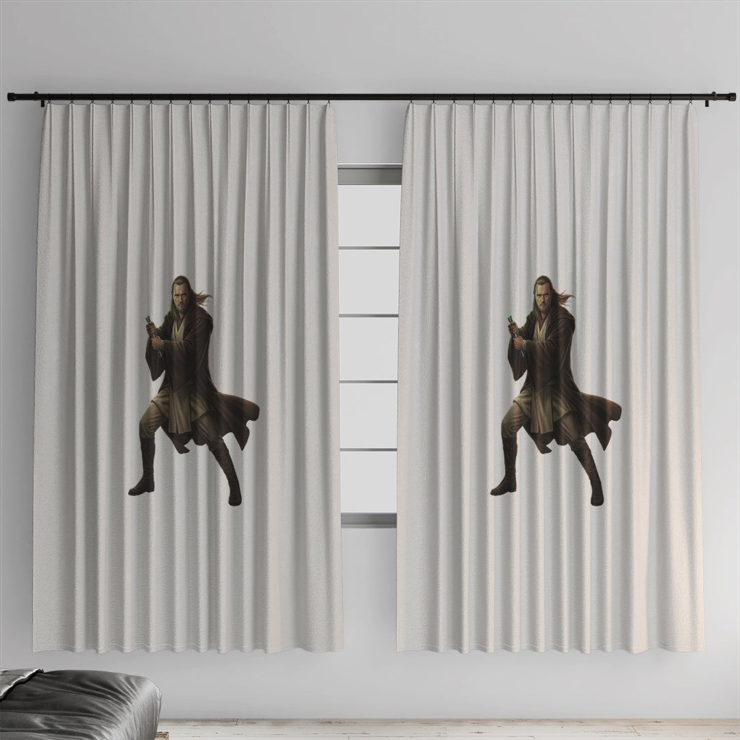 Rideau de chambre Star Wars Qui-Gon Jinn