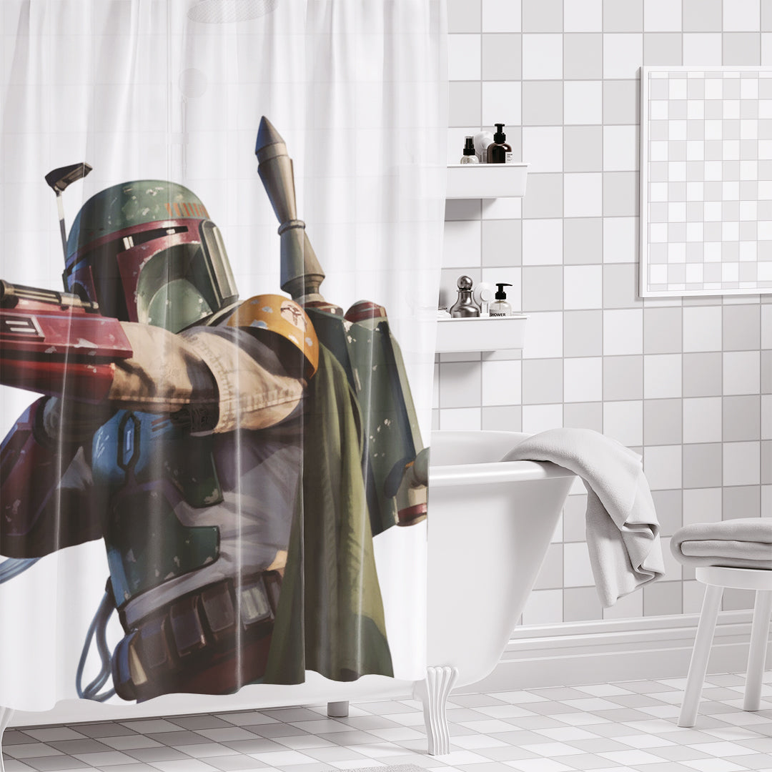 Rideau de douche Boba Fett