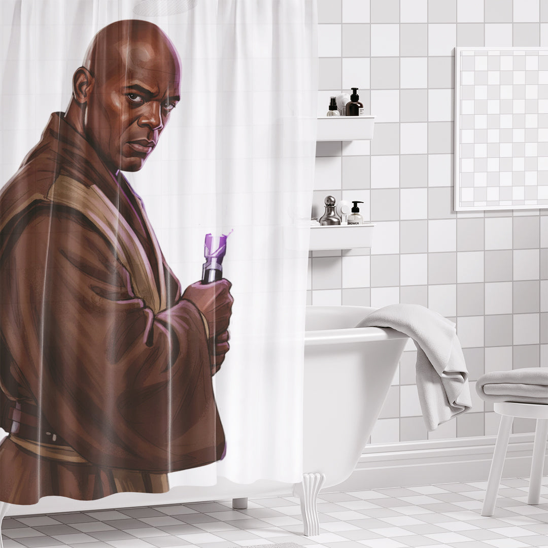 Rideau de douche Mace Windu