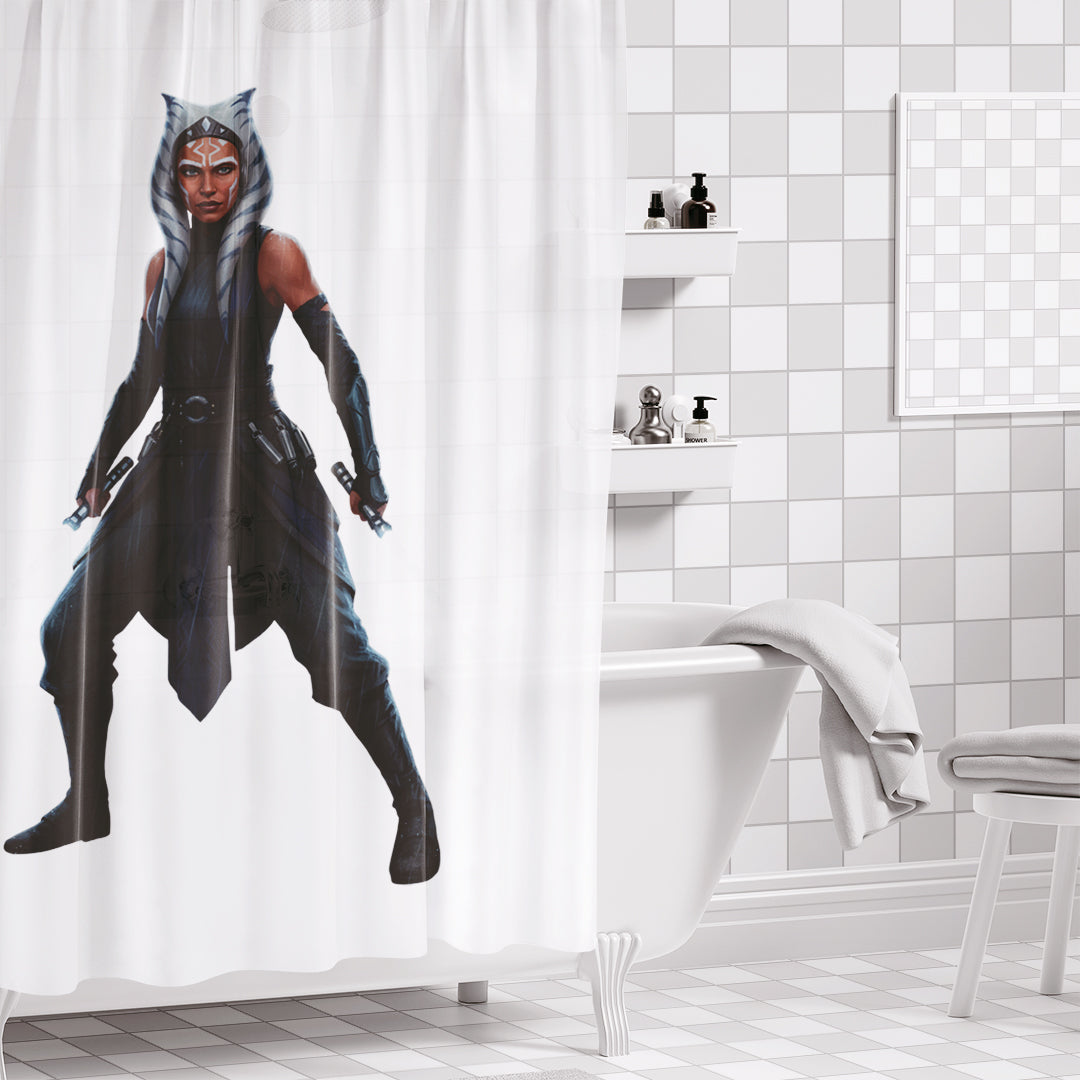 Rideau de douche Star Wars Ahsoka Tano