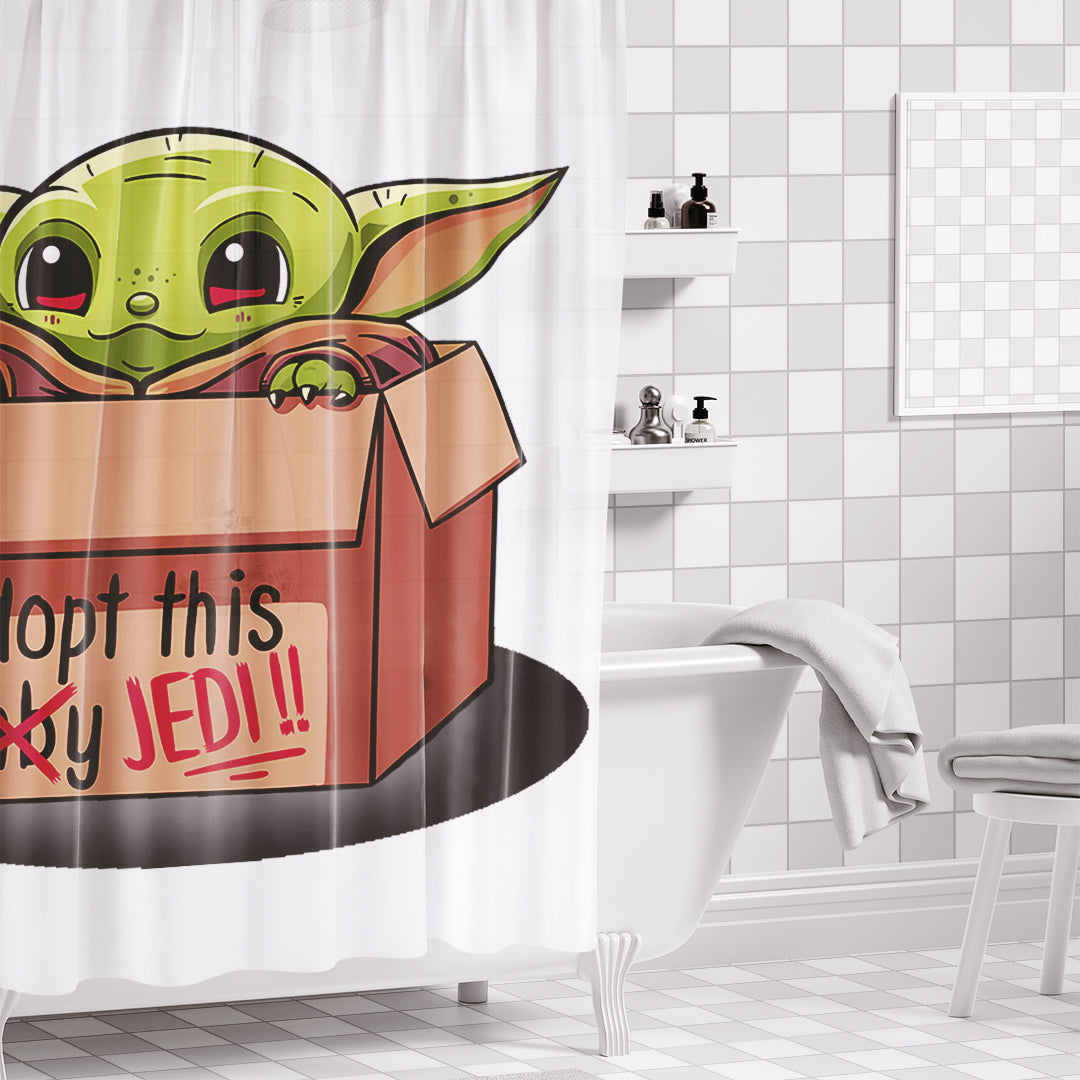 Rideau de douche Star Wars Bébé Yoda