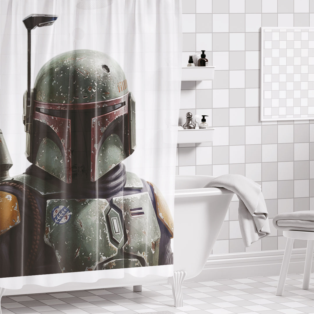 Rideau de douche Star Wars Boba Fett