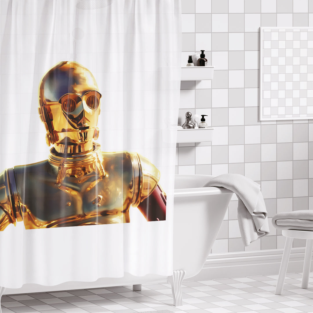 Rideau de douche Star Wars C-3PO