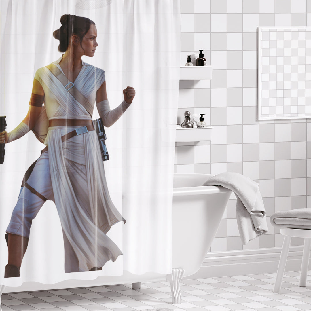 Rideau de douche Star Wars Rey