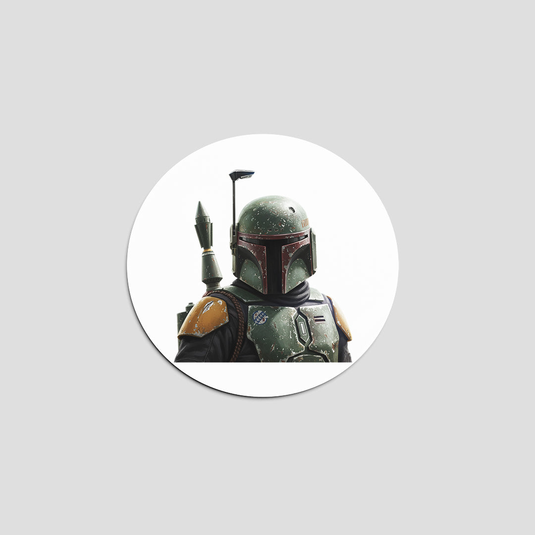 Pegatina de Boba Fett de Star Wars