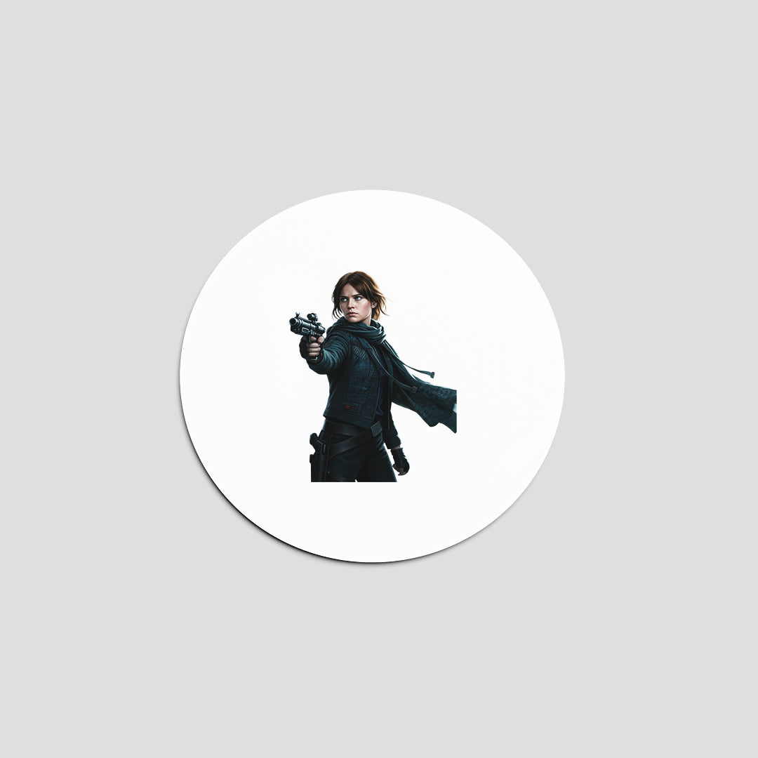Pegatina de Jyn Erso de Star Wars