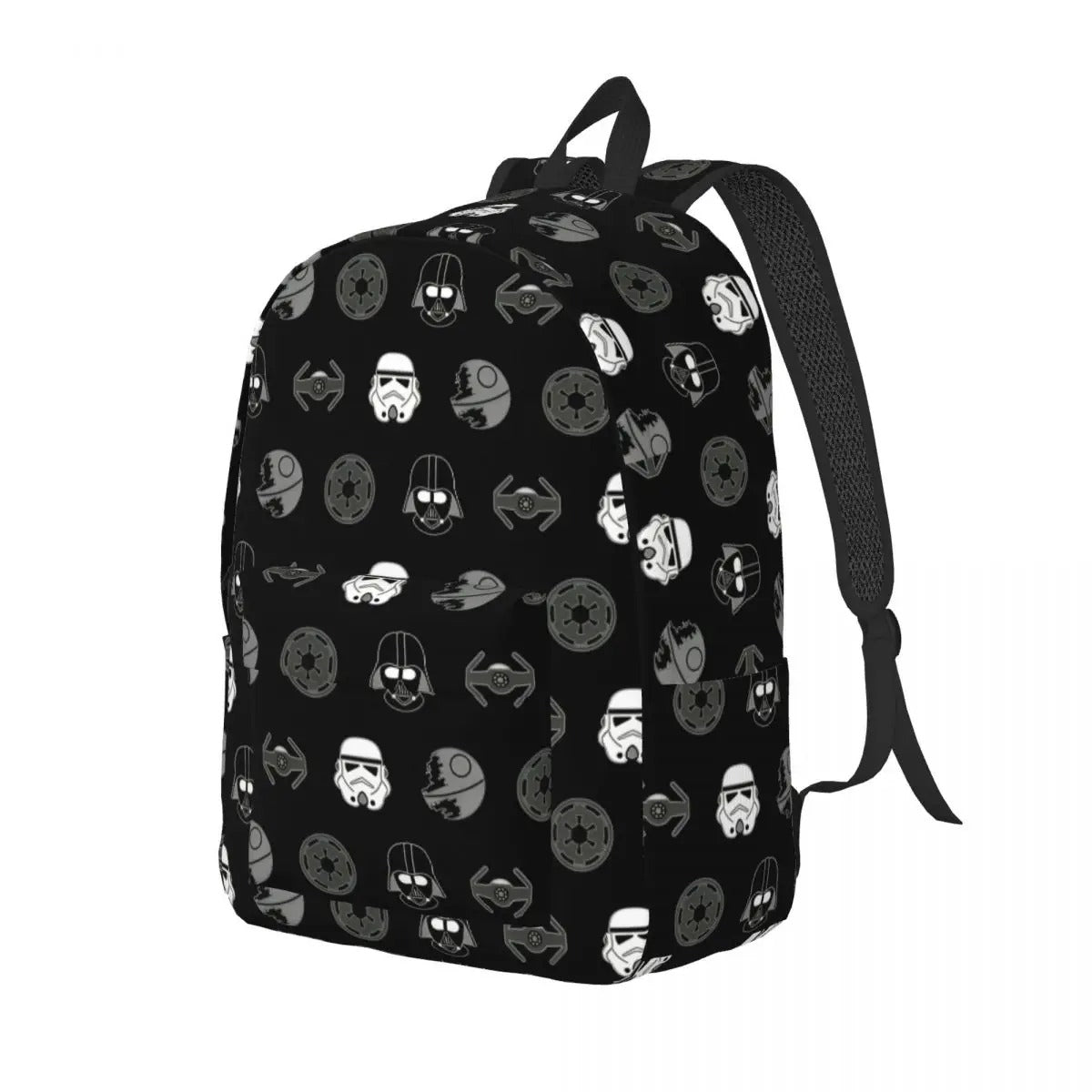 Sac a dos Star Wars icone simple en noir