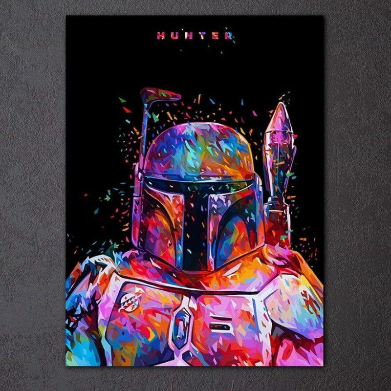 tableau star wars pop art