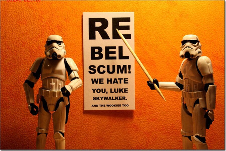 cadre toile star wars