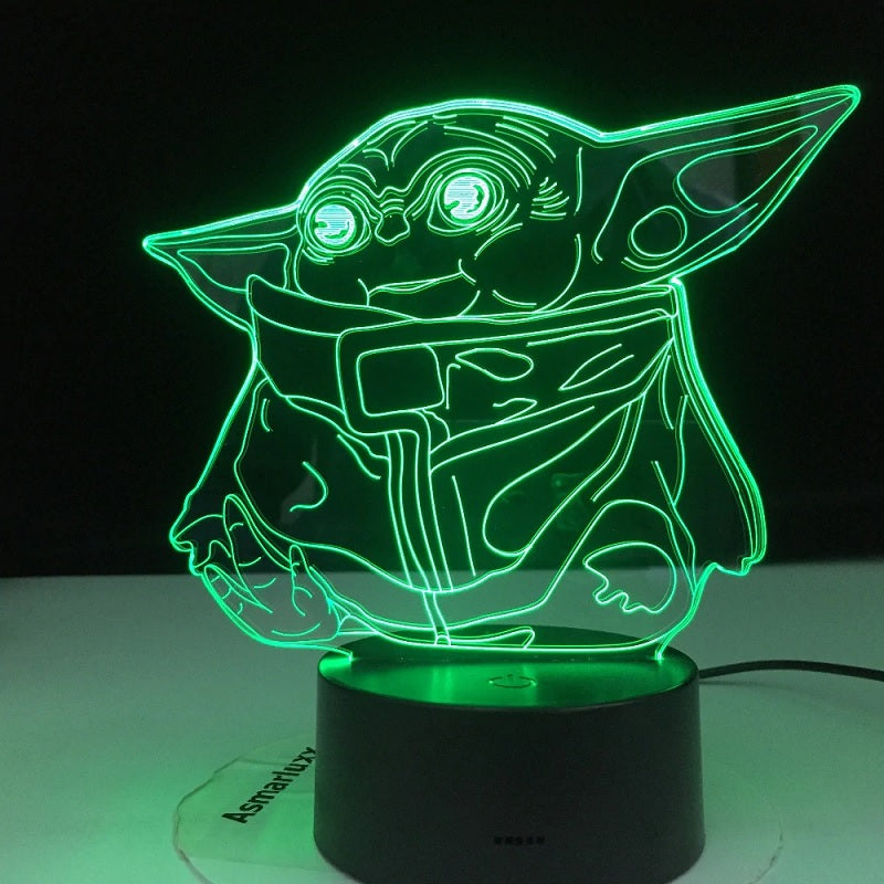 lampe led 3d star wars