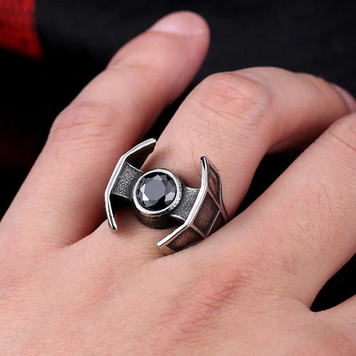 BAGUE STAR WARS CHASSEUR TIE (HOMME)