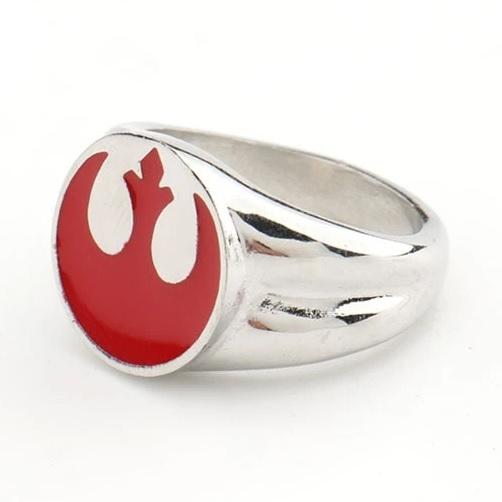 bague rebelle star wars rouge