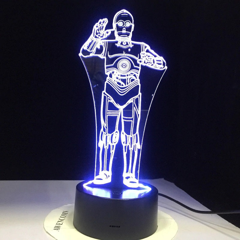 LAMPE STAR WARS C3PO