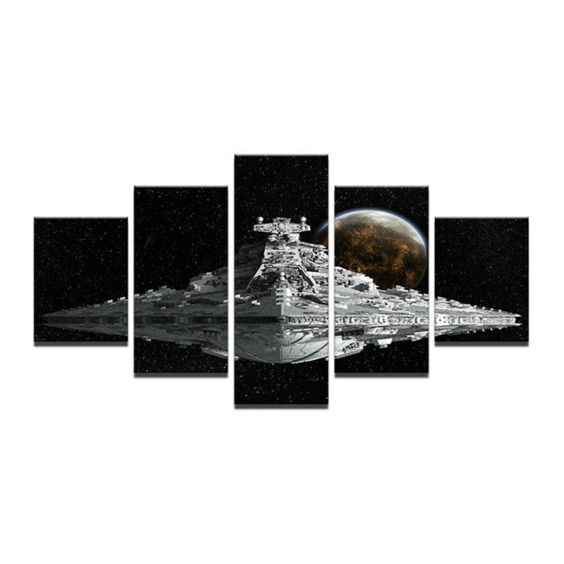 TABLEAU STAR WARS VAISSEAU IMPÉRIAL (DESTROYER)