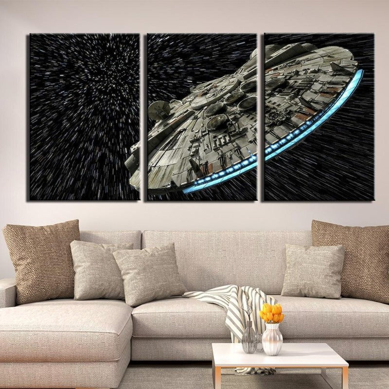 TABLEAU STAR WARS VAISSEAU RÉBELLION
