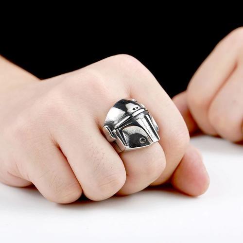 BAGUE STAR WARS CASQUE DE MANDALORIEN