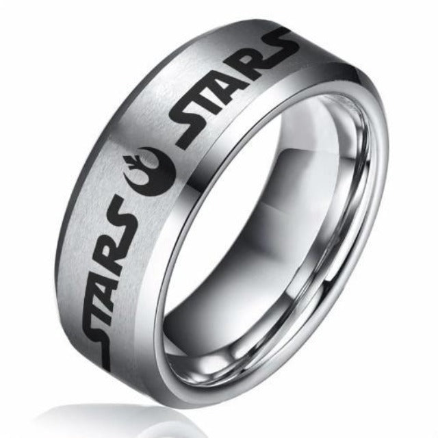 bague star wars argent