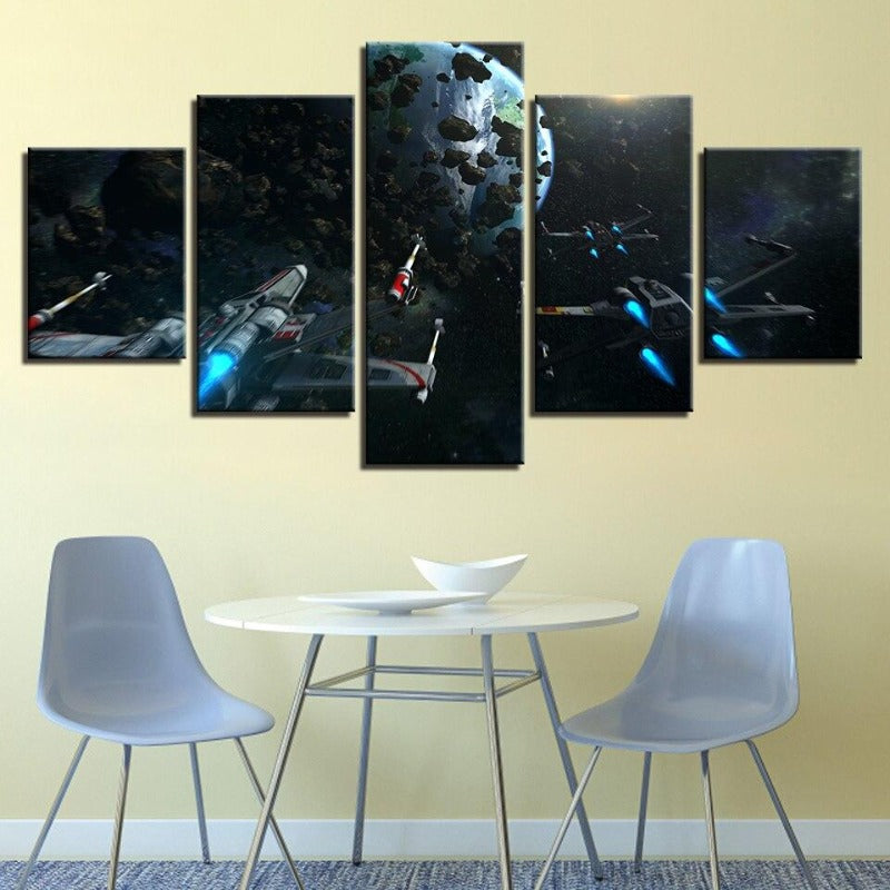TABLEAU STAR WARS ATTAQUE D'X WING