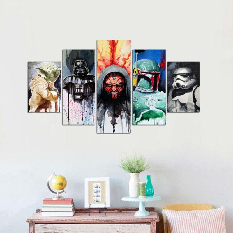 Tableau Star Wars Personnages