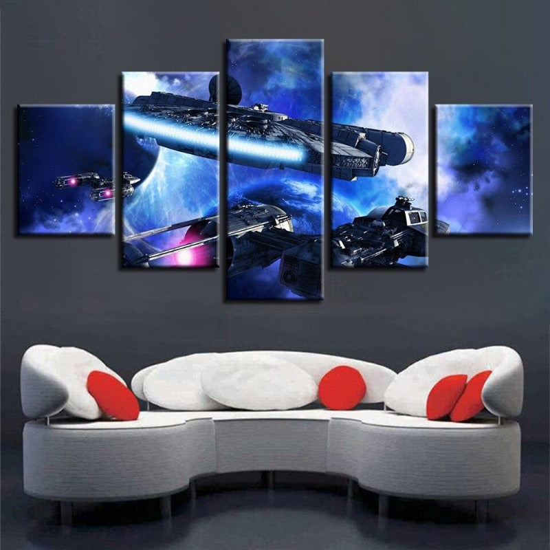 Tableau Star Wars Millennium Falcon