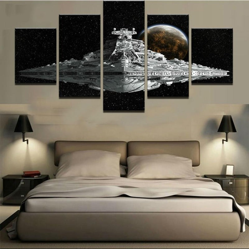 Tableau Star Wars Impérial Vaisseau