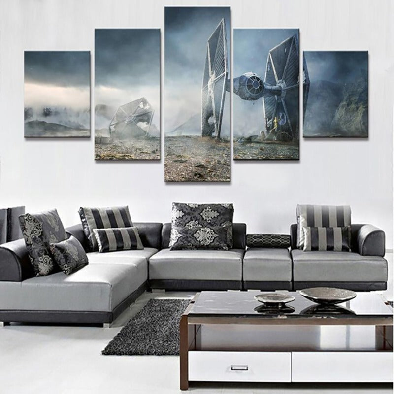 Cuadro Star Wars TIE Fighter (Dañado)