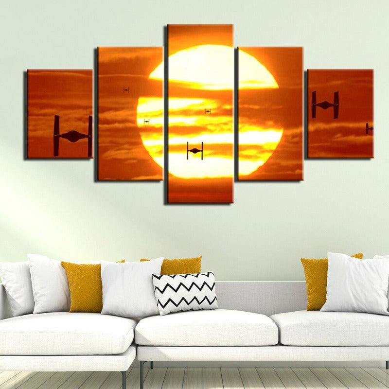 tableaux star wars vaisseaux