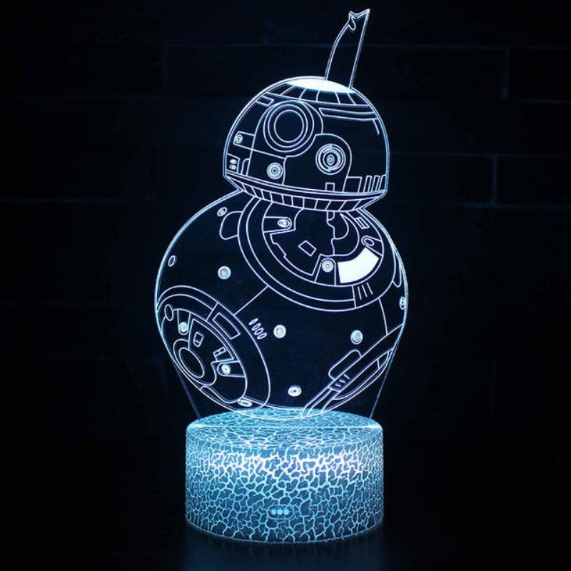 lampe 3d bb8