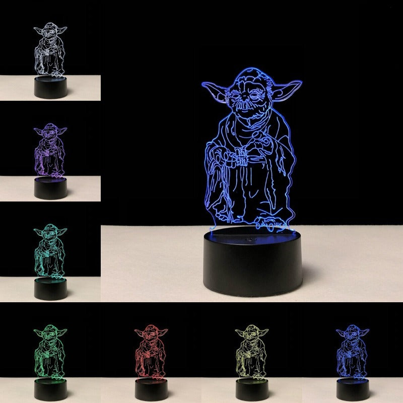 LAMPE STAR WARS YODA
