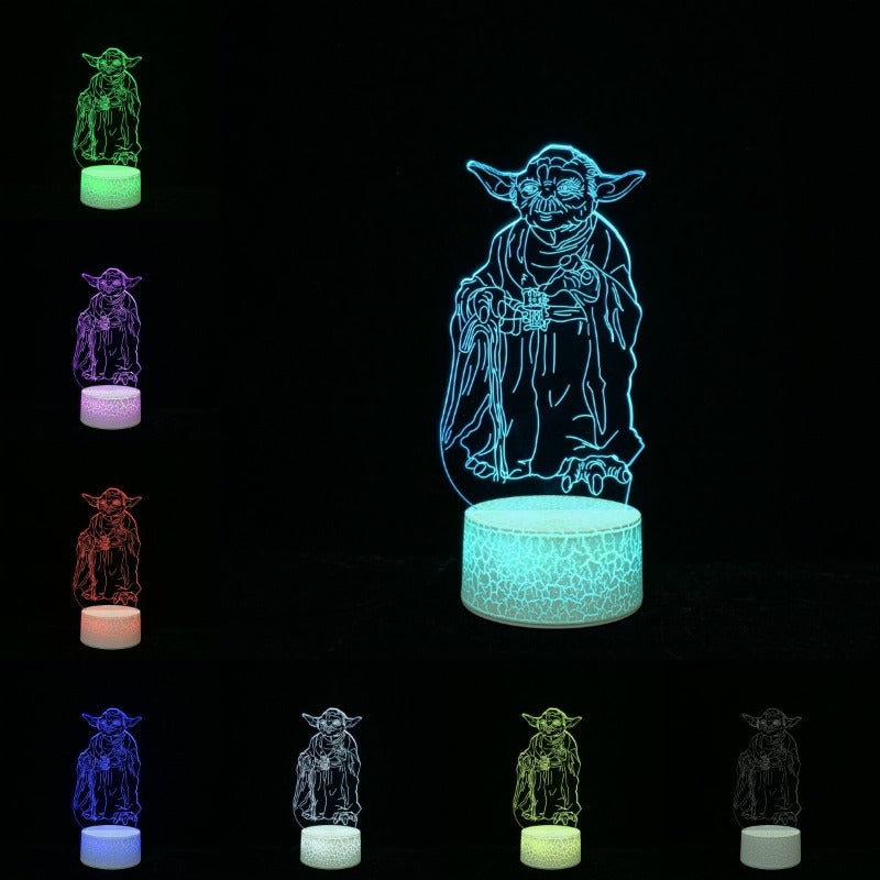 LAMPE STAR WARS YODA