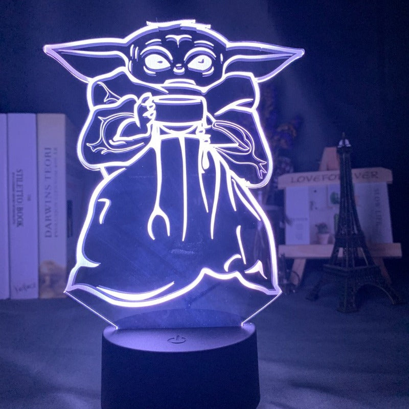 lampe 3d yoda