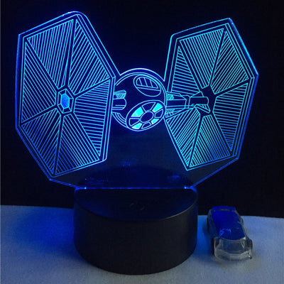 lampe chasseur tie fighter