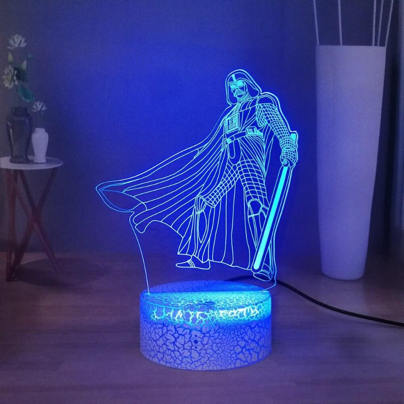 LAMPE STAR WARS DARK VADOR EFFET 3D