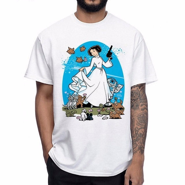 Camiseta Star Wars Leia para Niño