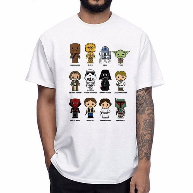 Camiseta Star Wars Talla Grande