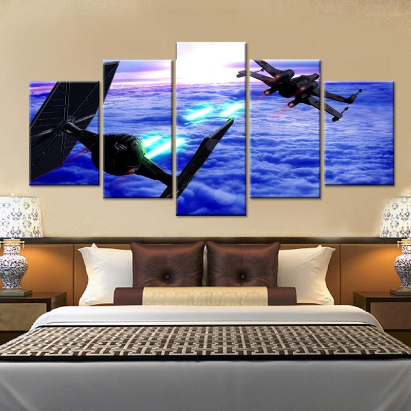 Cuadro de pintura TIE Fighter