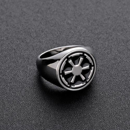 BAGUE STAR WARS NOIR ET ARGENT