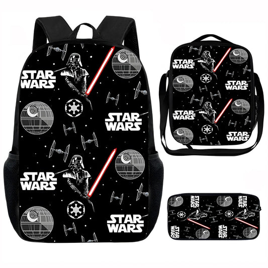 Ensemble sac à dos et boite à lunch dark vador