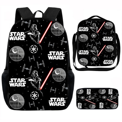 Ensemble sac à dos et boite à lunch dark vador