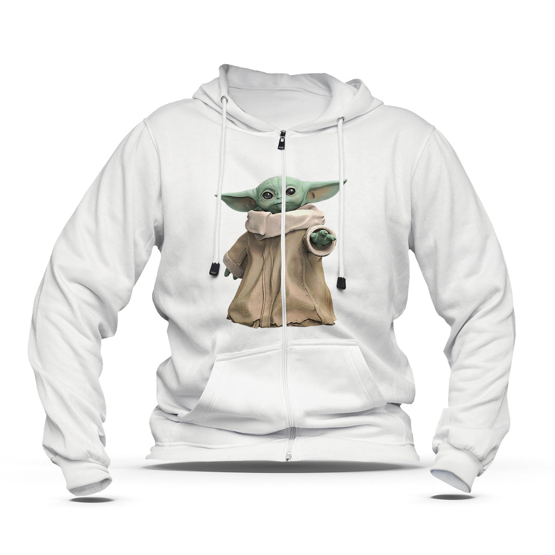 Hoodie zippé Bébé Yoda