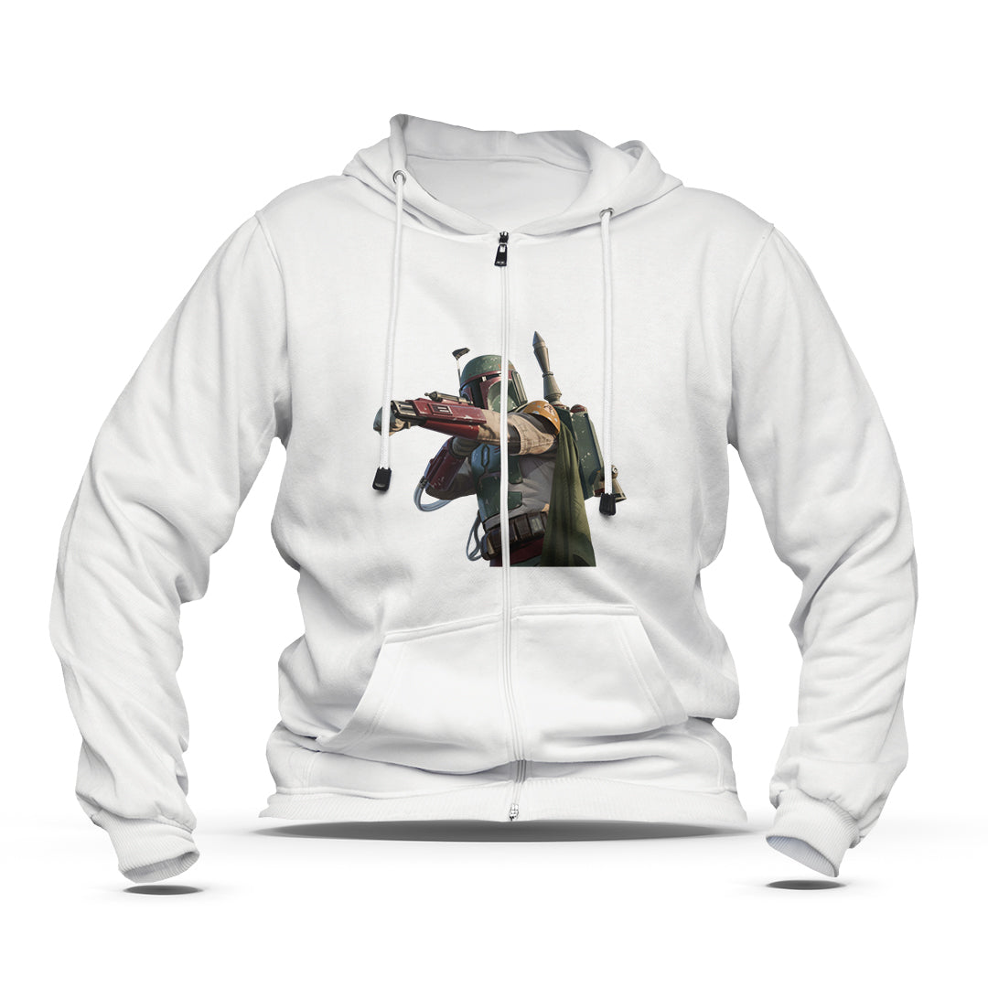 Hoodie zippé Boba Fett