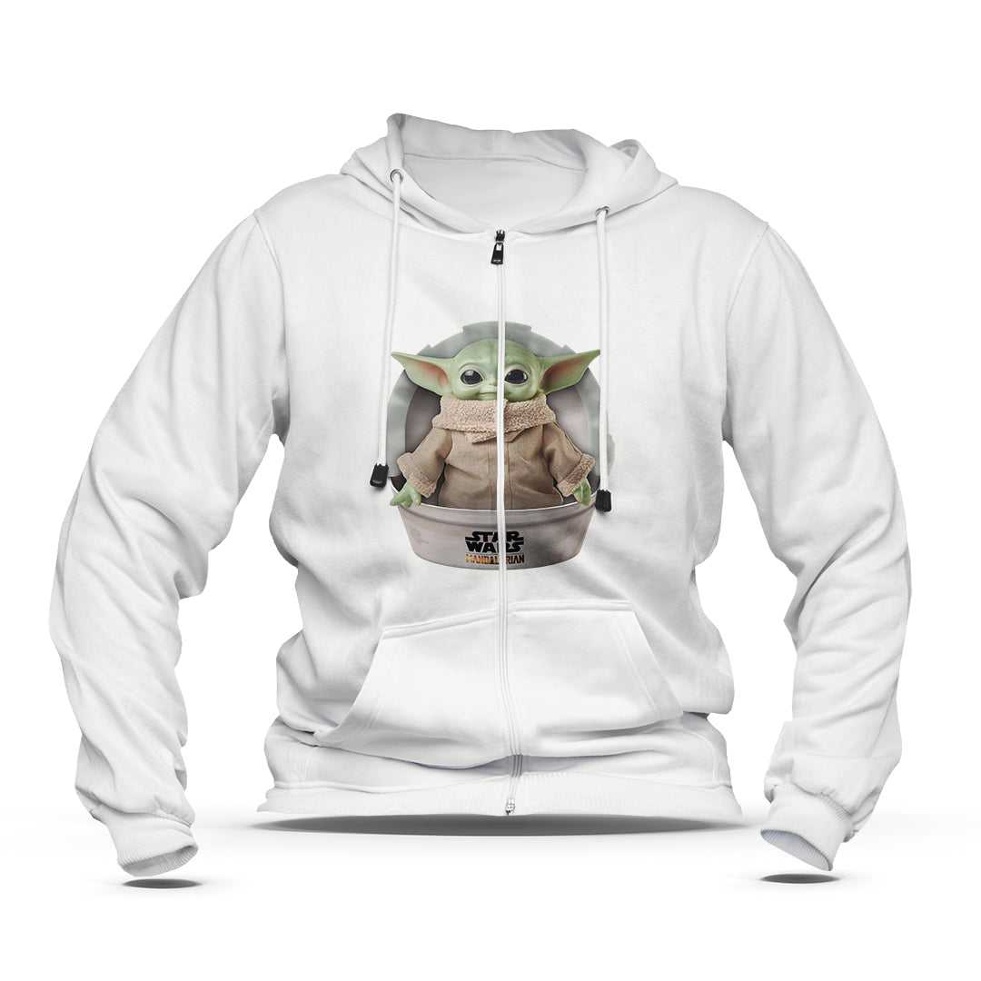 Hoodie zippé Grogu