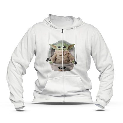Hoodie zippé Grogu
