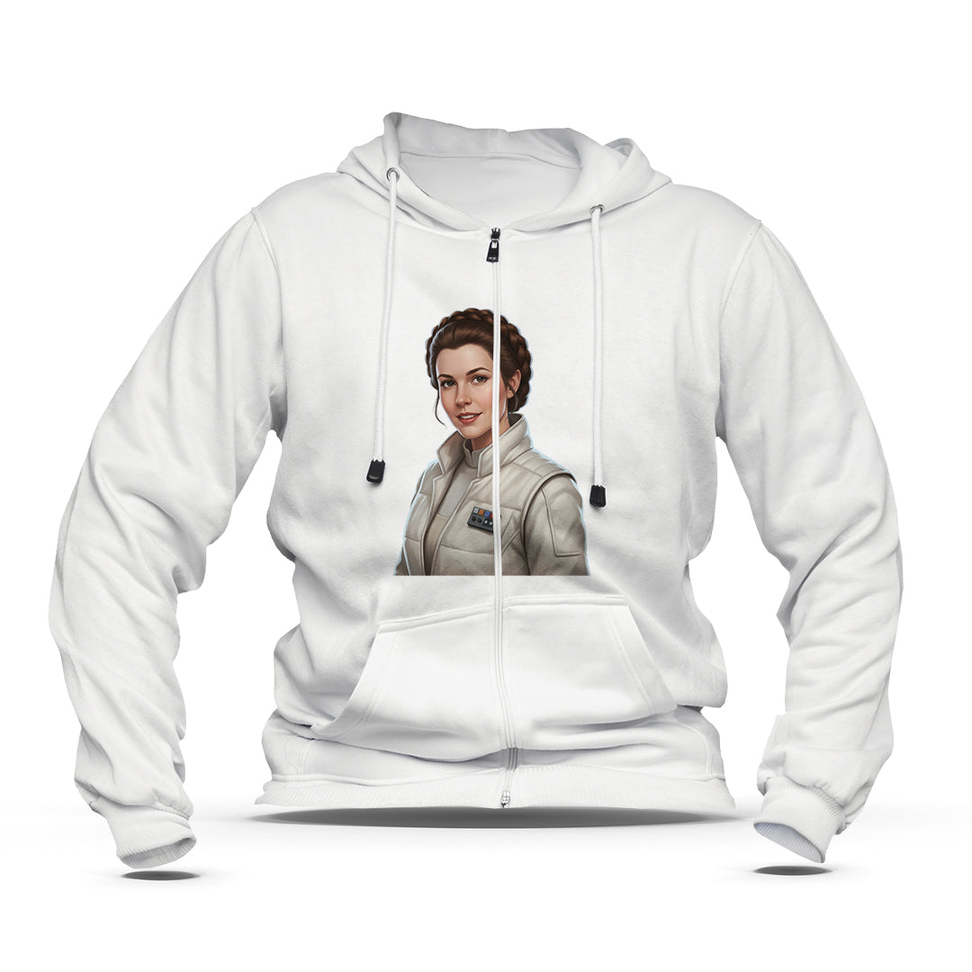 Hoodie zippé Leia